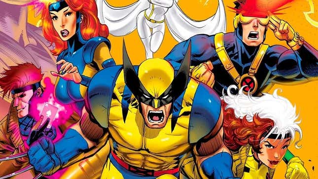 X-Men characters appear n the X-Men '97 art. 